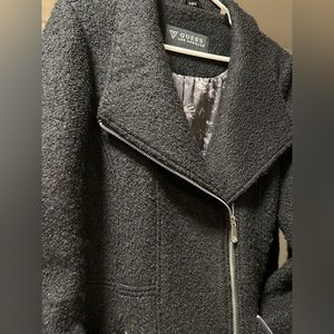 Stunning Asymmetric wool Guess black women’s coat in size XL